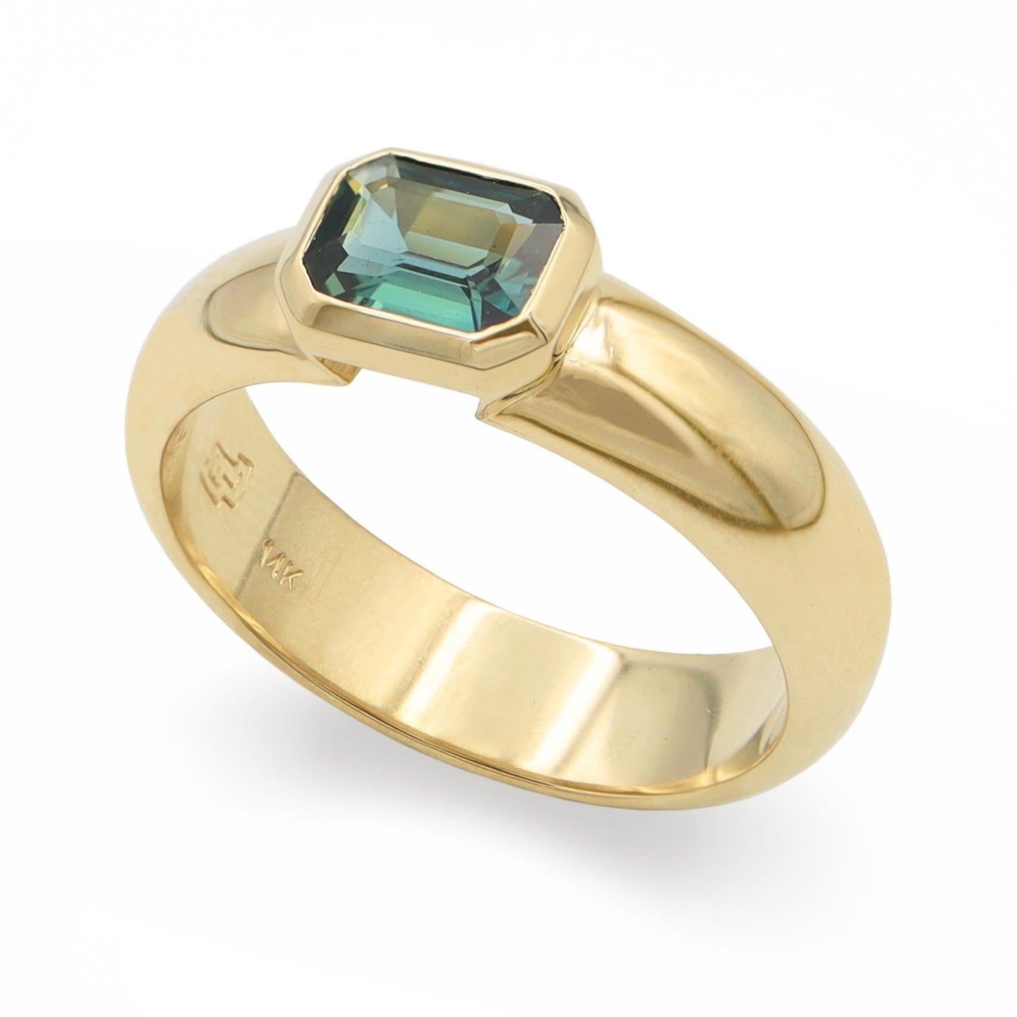 Rowlands Ring • Teal Sapphire