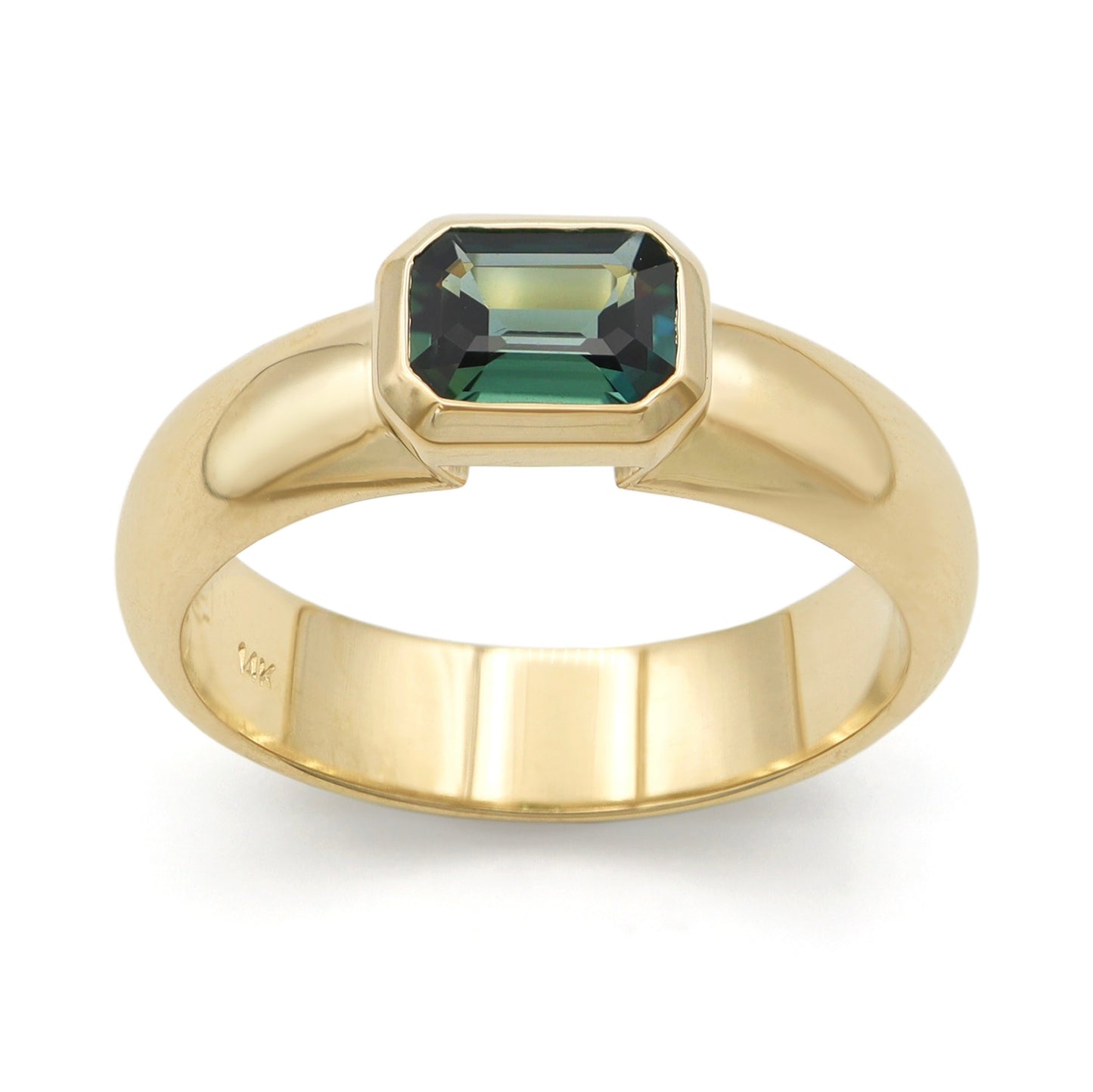 Rowlands Ring • Teal Sapphire