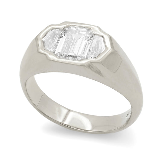 Lou Ring • White Diamond • White Gold