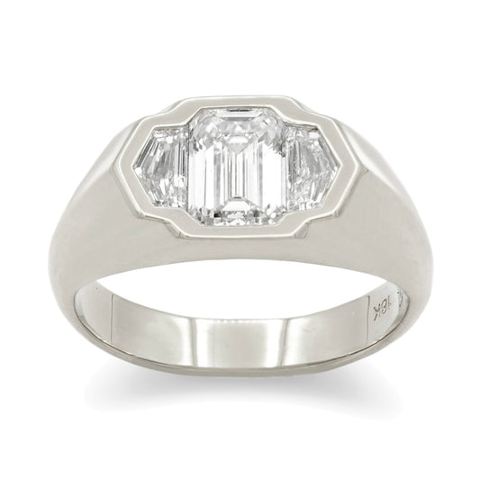 Lou Ring • White Diamond • White Gold